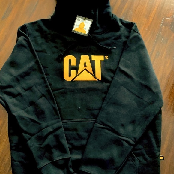 NWT! Caterpillar / CAT Heavy Duty Work Wear Hoodie/sweatshirt L, XL and XXL - Picture 3 of 12